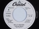 Rock Funk Breaks 45 BILLY SQUIER The Big Beat CAPITOL VG+ HEAR