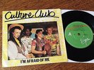 CULTURE CLUB:I'm Afraid Of Me.RARE Aussie/OZ 1st 7