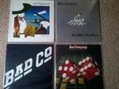 Bad Company 4x Lps 1st, Straight Shooter, Run with the Pack, Desolation Angels
