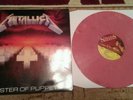 Metallica - Master Of Puppets  LP Pink Marbled Vinyl Super Rare