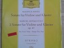 R43 RAVEL MIHALOVICI ROSTAL VIOLIN HAAS PIANO RED STEREO DG DGG 138 016 SPLM