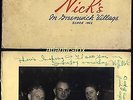 Circa 1947-48 NICK's JAZZ CLUB Greenwich Village,  Miff Mole, Jack Teagarden etc