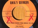 Van McCoy 45 Rock 'N Lbl # 100 Northern Group Sound RARE
