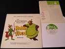 Walt Disney-Robin Hood-Complete Radio Campaign PROMO LP w/Script-RARE