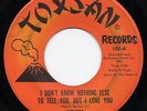 MONICA 'I Don't Know Nothing Else To Tell You' US Toxsan Sister Funk Soul DJ 45