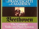 FRANCESCATTI / CASADESUS  BEETHOVEN VIOLIN & PIANO SONATAS 4 LP BOX COLUMBIA