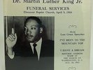 DR MARTIN LUTHER KING JR Funeral Service April 9,1968 I Have A Dream SEALED LP