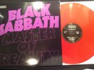 BLACK SABBATH-MASTER OF REALITY LP red vinyl