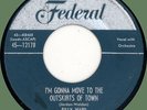 BILLY WARD'S DOMINOES Tootsie Roll / I'm Gonna Move 45rpm Federal 1954