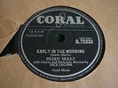 BUDDY HOLLY CRICKETS 78. EARLY IN THE MORNING / NOW  WE'RE ONE CORAL EX
