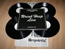 URIAH HEEP LIVE JANUARY 1973 WHITE LABEL PROMO GATEFOLD 4 VINYL LP (ISLD1) RARE