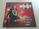 WASP BREAKING THE SILENCE IN ITALY 2012  RARE LIMITED 7