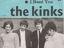THE KINKS ‘WONDER WHERE MY BABY IS TONIGHT’ SWEDEN’ PS 45 PALE BLUE HEADER