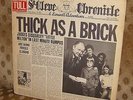 LP JETHRO TULL THICK AS A BRICK 1972 NEWSPAPER COVER made in Germany ORIGINAL