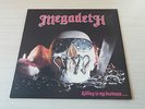 MEGADETH KILLING IS MY BUSINESS LP UK MUSIC FOR NATIONS '85 INNER FIRST PRESSING
