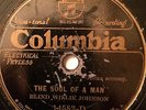Columbia 14582D Blind Willie Johnson THE SOUL OF A MAN 1930  78 rpm