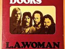 THE DOORS L.A. WOMAN EKS 75011 DIE CUT COVER WITH YELLOW INNER SCARCE NM/EX