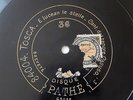 Enrico Caruso Tosca Puccini Opera Pathe Etched