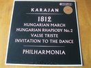 KARAJAN 1812 HUNGARIAN MARCH SAX 2302 LP UK ORIG.BLUE SILVER LABEL