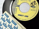 EMMETT LORD Women b/w Turn Him Down WILD Rockabilly White Label PROMO 45 e3225