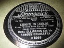78RPM Brunswick 8099 Duke Ellington, Braggin in Brass / Carnival in Caroline E-