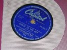 GENE VINCENT & HIS BLUE CAPS -dance to the bop TURKISH PRESSING 78 RPM RECORD