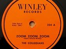 * COLLEGIANS Zoom/On Your Merry Way DOO WOP R&B Winley 224   78 rpm HEAR