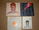 David Bowie Aladdin Sane RCA Victor Orange Label Vinyl LP Album  Fan Club Insert