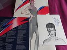 DAVID BOWIE ALADDIN SANE 1975 UK 1st PRESS (3T/3T) LP & FAN CLUB INSERT ALL EX