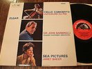 HMV ASD 655 - ED1 -ELGAR-JACQUELINE DU PRE-JANET BAKER-JOHN BARBIROLLI-STEREO LP