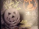 SIGNED P.Paul Fenech Happy Halloween II 7 inch single psychobilly OTMAPP