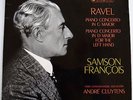 Samuel Francois,Cluytens.Ravel Piano Concertos.Columbia SAX 2394, UK 1st.B/S. EX
