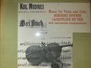 CSD 1499  Du Pre /Downes  Music for viola and cello Red letters on black label .