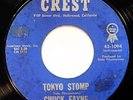 HEAR Chuck Fayne 45 Tokyo Stomp CREST 1094 tittyshaker rockabilly instro rocker