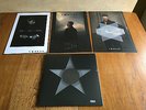 DAVID BOWIE BLACKSTAR CLEAR VINYL SEALED & SET OF 3 LITHO GRAPHIC PRINTS
