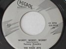 TOMMY KNACKIN & THE FOUR JETS Worry Worry Worry 45 RPM ORIGINAL RARE ROCKABILLY
