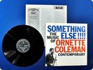 ORNETTE COLEMAN Something Else The Music Of LAX3024 LP Dk1281
