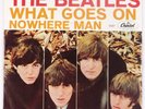 THE BEATLES: What Goes On / Nowhere Man CAPITOL 5587 w/ PS 45 VG++ Scranton
