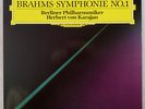DGG dig LP Brahms symphony No.1 1987 Rare Herbert von Karajan Mint
