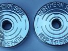 2 X Aluminium Bespoke Northern soul 45 record Adapter Vinyl centre Ska Motown