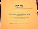 Archiv APM 14004 Das Schaffen JS Bach NM/EX rare audiophile