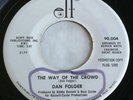 Northern Soul Mod 45 Dan Folger way of the crowd / crossword puzzle Promo VG+