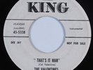 Instr R&B Mod Rocker 45 VALENTINES That's It Man KING HEAR