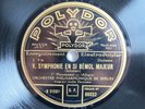 3x 78rpm JASCHA HORENSTEIN: SCHUBERT SYMPHONY 5 - POLYDOR