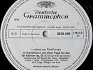 Beethoven: Variations - Wilhelm Kempff **Deutsche DG White Label Promo LP**