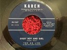 THE AD LIBS - EVERY BOY AND GIRL b/w THINK OF ME rare 1966 northern soul KAREN