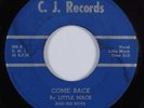 Blues 45 LITTLE MACK & HIS BOYS Come Back C.J. HEAR