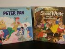 Disneyland Records - Story and Song LPs Peter Pan and Snow White