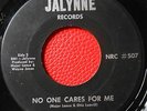 Rare Deep Soul 45 MIKE STACEY No One Cares /When Johnny Comes Marching JALYNNE