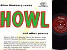 ALLEN GINSBERG Howl LP RED wax original w/ INSERT(s) beat poetry FANTASY 7006